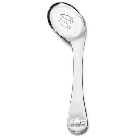 Zilverstad Cucchiaio ad Angolo per Bambini storto Miffy, Acciaio Inossidabile 304, 40x132x9mm (1/4)