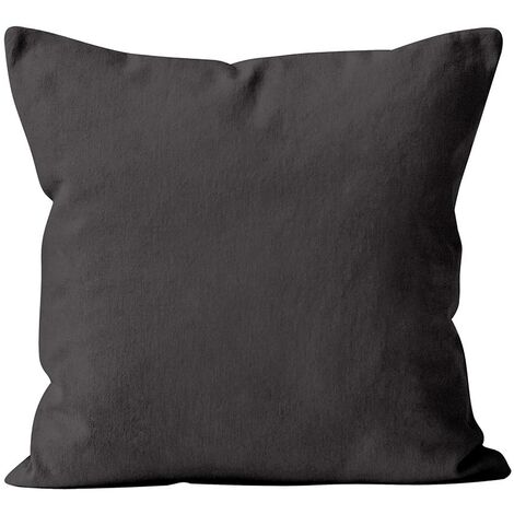 Soleil d'ocre 526233 Copricuscino 60 x 60 cm ALIX antracite