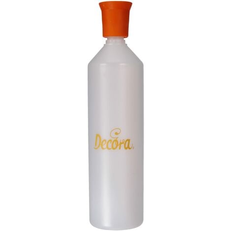 Decora Bottiglia per Bagne, Plastica, Trasparente