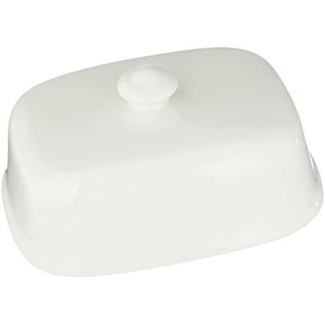 Villeroy & Boch Royal Coperchio per Burriera, Porcellana Premium Bone, Bianco (1/4)