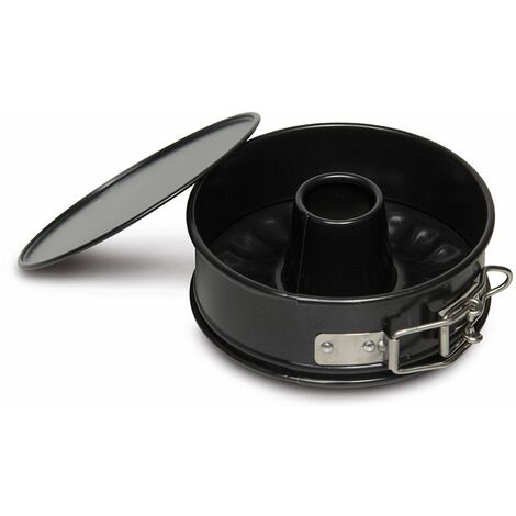 Guardini Linea Gardenia - Mini tortiera aperta 2 teglia media, Nero, Diametro 16 cm (1/2)