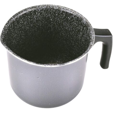 ALLUFLON Tradizione Italia Bollilatte, Alluminio, Nero, 10 cm (1/5)