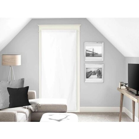 Soleil d'ocre Tenda Finestra, Poliestere, Bianco, 90 x 200 cm