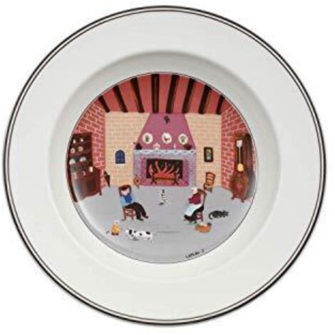 Villeroy & Boch Design Naif Piatto Fondo Camino, Porcellana, Bianco (1/3)