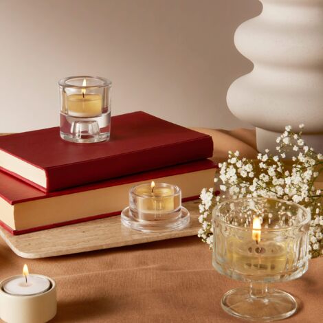 Candele Profumate Bolsius True Scents - Set 18 Pezzi, Melograno, 4 Ore Di Durata, Cera Vegana - Foto 4