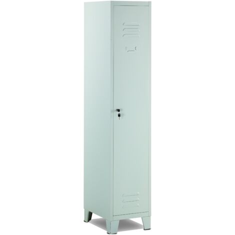 Linea Garden Friend A1844011 Armadietto spogliatoio 1 Posto Misure H 180 x 50 x 36 cm, Grigio