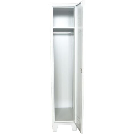 Linea Garden Friend A1844011 Armadietto spogliatoio 1 Posto Misure H 180 x 50 x 36 cm, Grigio