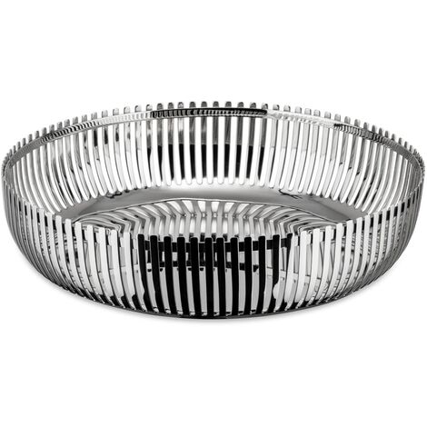 Alessi PCH02/20 - Cestino da Cucina Traforato di Design, in Acciaio Inossidabile 18/10 Lucido, 20 cm (1/4)