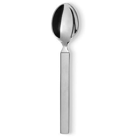 Alessi 4180/8 Dry Cucchiaino da Caffè in Acciaio Lucido con Manico Satinato Set da 6 (1/4)