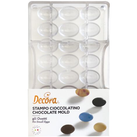 Decora, 0050087 Mezza Sfera Ø 75 275 X 150 X 22 Mm, Stampi Professionali, in policarbonato, per realizzare cioccolatini 3D lucidi e perfetti. Modelli brevettati, ø 75 Mm (1/4)