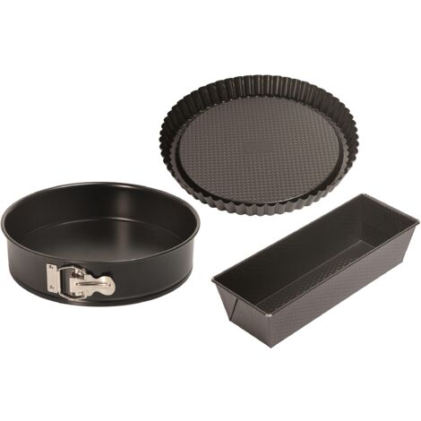 Kaiser Classic Stampo 3 pezzi set, Spring forma Ø26 cm, Plumcake 30 cm, frutta fondo form Ø30 cm, made in Germany con rivestimento antiaderente (1/2)