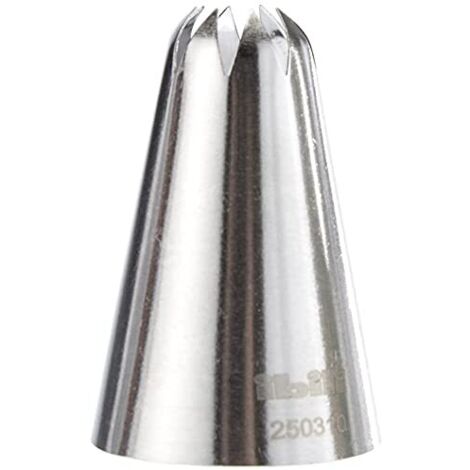 IBILI Étoile fermée BOQUILLA Estrella CERRADA 10 MM, Acciaio Inossidabile, Argento (1/4)