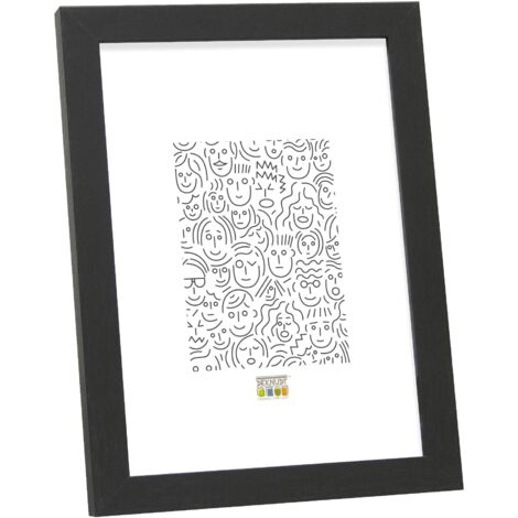 Deknudt Frames S44CF2-20.0X30.0 - Portafoto Basic in Legno e MDF, 33,5 x 23,5 x 1,33 cm, Colore: Nero (1/4)
