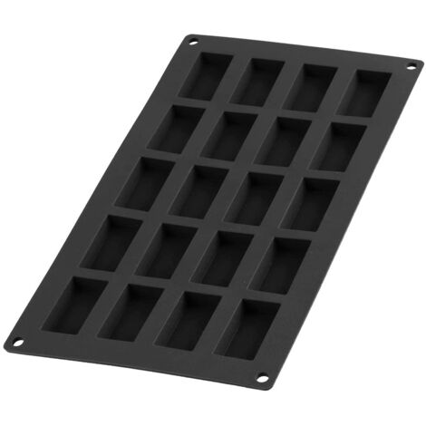 Lékué Glurmet - Stampo per finazieri, 20 cavità, color nero (1/3)