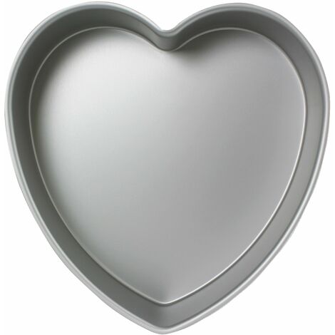 PME HRT063 Teglia Professionale a Forma di Cuore, Alluminio, Argento, 15.3 cm (1/5)