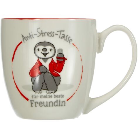 GRUSS & CO 47006 - Set Regalo Antistress: Tazza In Porcellana 35 Cl E Calzini Colorati