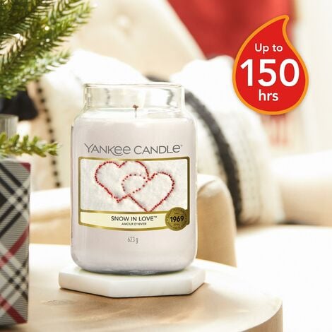 Yankee Candle Candela profumata in giara grande Amore invernale Durata Fino  a 150 Ore regalo perfetto