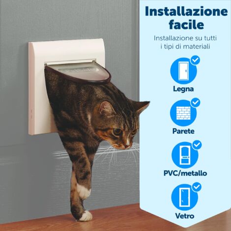 Gattaiola Magnetica PetSafe Staywell - 4 Vie Bloccaggio Per Gatti Fino A 7 Kg - Foto 2