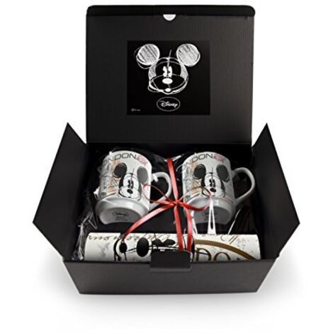 Egan WMSET/29 Set Mug, Modello Londra e Tovaglietta, Porcellana, Multicolore, 2 unità (Confezione da 1) (1/3)