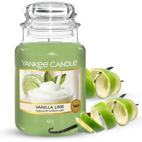 Yankee Candle Candela profumata in giara grande Calce alla vaniglia Durata Fino a 150 Ore Regali per donne (1/4)