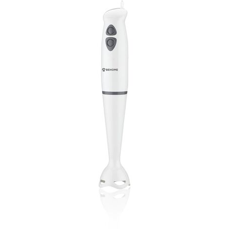 BEHOME Frullatore a immersione 250 Watt  Minipimer a immersione con lama in acciaio e gambo lavabile  Mixer cucina con velocità regolabile