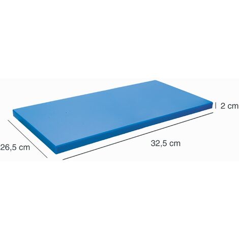 Lacor 60475- Tagliere polietilene HD GN 1/1x2 cm blu.