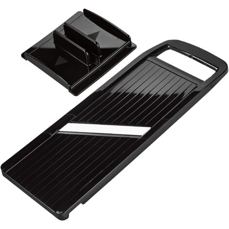 Kyocera CSN402BK Affettatrice Maxi in Ceramica, Acciaio, Nero, 20.1x15.1x10.1 cm (1/5)