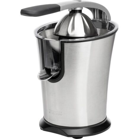 Princess Spremiagrumi Master Pro – Cono spremitore in acciaio inox – 300 W – Filtro polpa inox – Braccio a leva professionale – Serbatoio con sistema antigoccia – 201860