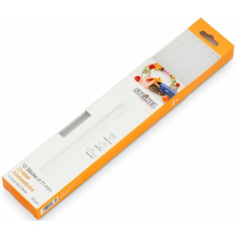 Steinel Stick di Colla Cristal, Diametro 11 mm, 250 G, 10 Pezzi, unità