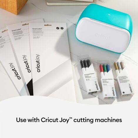 Cricut scrivibile Joy Etichetta Smart Vinyl Rimovibile Bianco 33 cm (13) 4  x Fogli di Vinile Autoadesivo da Utilizzare con la Gioia, 33cm unità