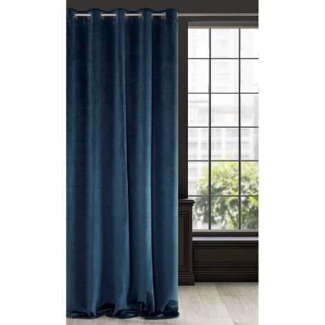 Tenda Jacquard Eurofirany Rivet | Con Occhielli Metallo | 135x250 Cm | Colore Argento | Elegante Per Soggiorno E Camera Da Letto