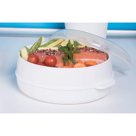 Set Di 3 Piatti Per Microonde Con Coperchio – 3 Scomparti, Verdi/blu, Riutilizzabili