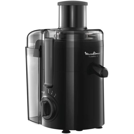 Moulinex Frutelia + Centrifuga, Prepara Succhi di Frutta Fresca, Potenza 350W, 2 Velocità e Funzione a Impulsi, Centrifuga Frutta con Filtro in Acciaio Inox, JU3708