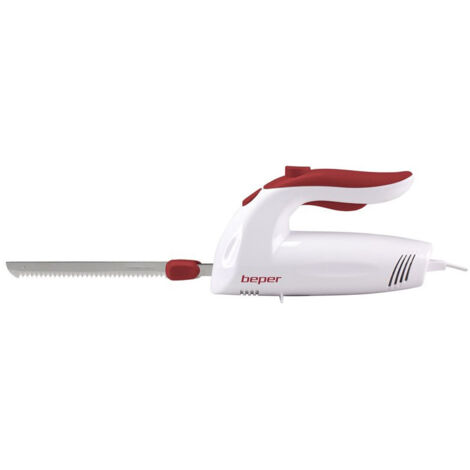 BEPER BP.790 Coltello elettrico da cucina, 150 W, ABS, Bianco/Rosso (1/4)