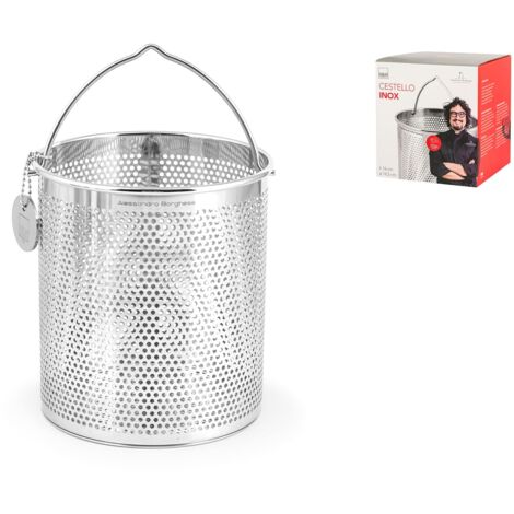H&h cestello tondo inox alessandro borghese cm14,5xh16 (1/4)