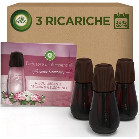 Air Wick Essential Oils Electric White Flowers - Diffusore di aromi elettrico Fiori bianchi