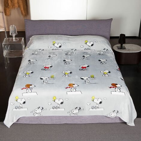 Kanguru, coperta matrimoniale Snoopy, coperta pile, microfibra per
