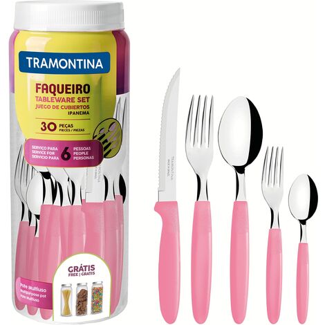 Tramontina Ipanema Set di Posate, Acciaio Inox