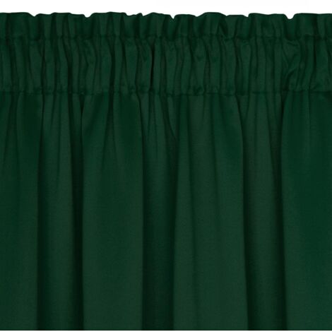 Eurofirany Logan Tenda Oscurante In Raso - 135x270 Cm, Colore Nero, 100% Poliestere
