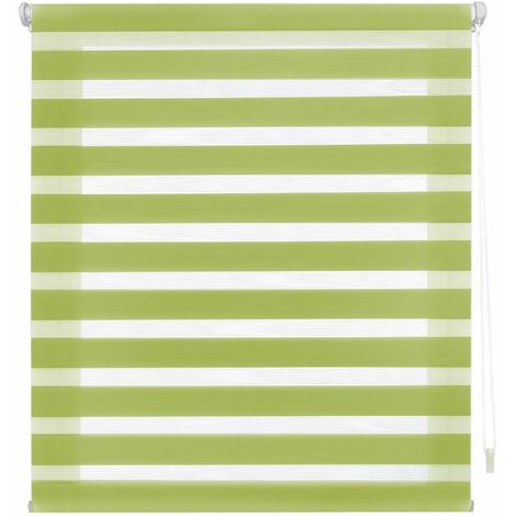 Blindecor Indus Sensa attrezzi Tenda a rullo a doppio strato senza perforazione Colore Pistacchio 57 x 180 cm (Larghezza x Altezza) Dimensioni del tessuto 54 x 175 cm (1/5)