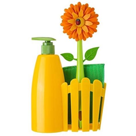 Set 5 accessori per aperitivo in bambù naturale e ceramica multicolore