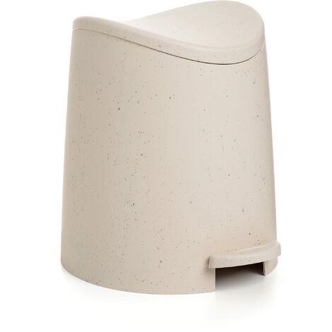 TATAY Cestino Bagno con Pedale Standard 3L  Design Pratico e Funzionale  Plastica di Alta Qualità  Compatto e Facile da Usare  Prodotto in Spagna  19x21,8x22,1cm – Ecohome