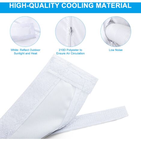 Guarnizione Per Finestra Per Aria Condizionata Portatile - Universale, Fino A 300 Cm, Con Cerniera - Foto 12