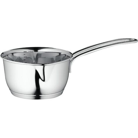 Küchenprofi, casseruola padella per burro in acciaio inossidabile padella per latte a induzione con beccuccio con pratica scala graduata pentola adatta a tutti i tipi di fornelli, 9 cm, 500 ml (1/4)