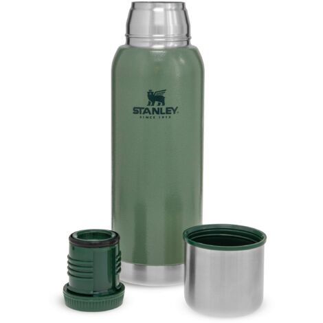 Stanley Adventure Stainless Steel Vacuum Bottle 1L / 1,1 qt Hammerton Green  – Thermos per Alimenti in