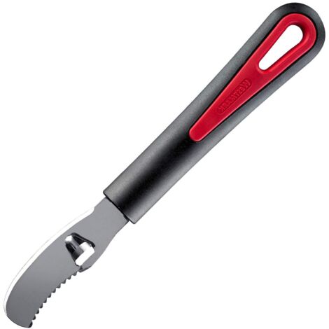 Westmark Sbuccia arancia con incisore, Lunghezza: 19 cm, Acciaio inox/Plastica, Gallant, Nero/Rosso, 29342270 (1/4)
