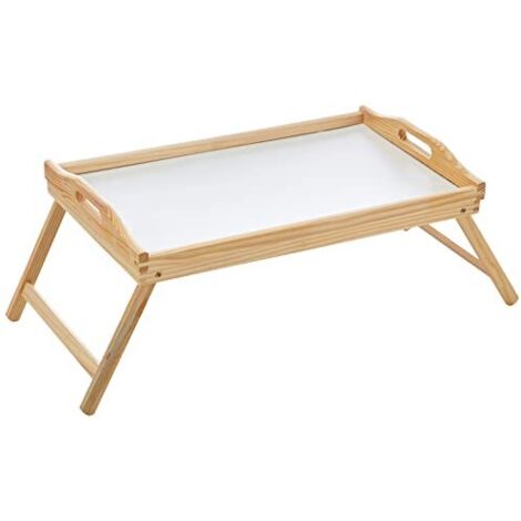 Zeller 24038 Vassoio da Letto, Legno, Beige, 50x30x24.5 cm (1/4)