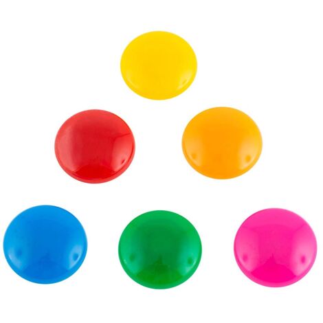 Magneti Per Lavagna Bianca Nobo - Confezione Da 10, Diametro 32 Mm | Per Ufficio, Scuola E Casa