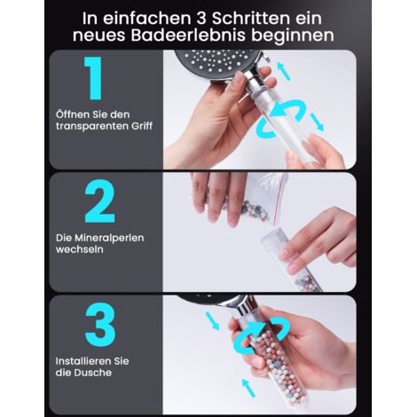 Soffione Doccia Soffione Doccia A Risparmio D Acqua Con 7 2