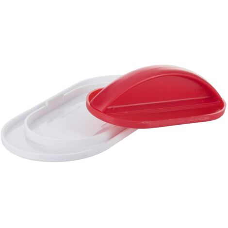 Spatola Da Cucina Küchenprofi Piccola, Bianca, Testa In Silicone, Manico In Acciaio Inox Con Anello
